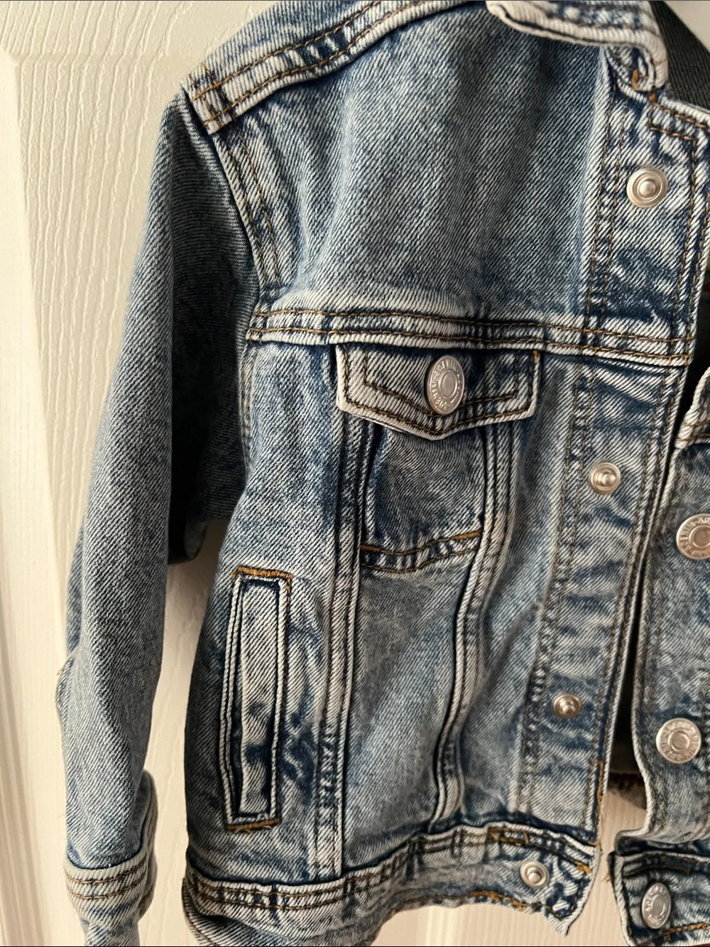 H&M Kids Washed Blue Denim Jacket